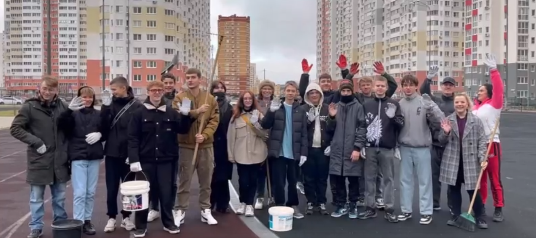 Порядок перед осенними каникулами.
